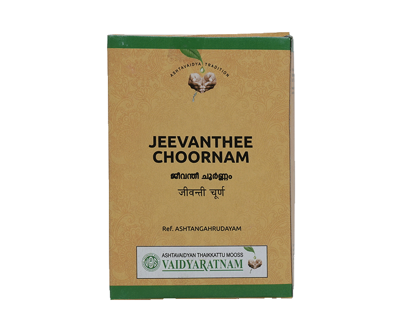 Vaidyaratnam JEEVANTHEE CHOORNAM Jar of 10 GM