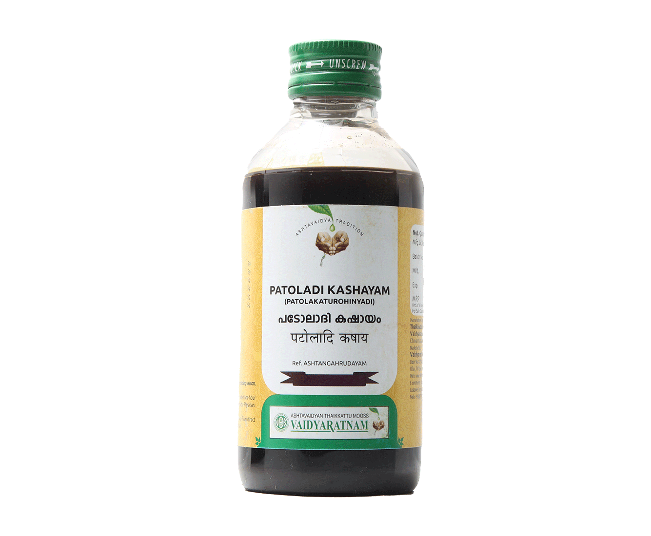 Image of PATOLAKATUROHINYADI KASHAYAM (PATOLADI KASHAYAM) 200 ML