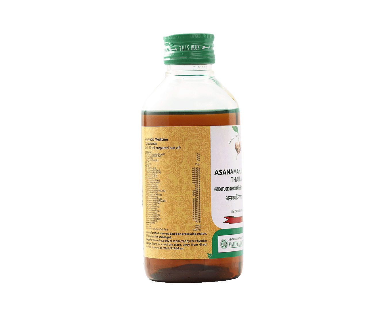 ASANAMANJISHTADI OIL 200 ML