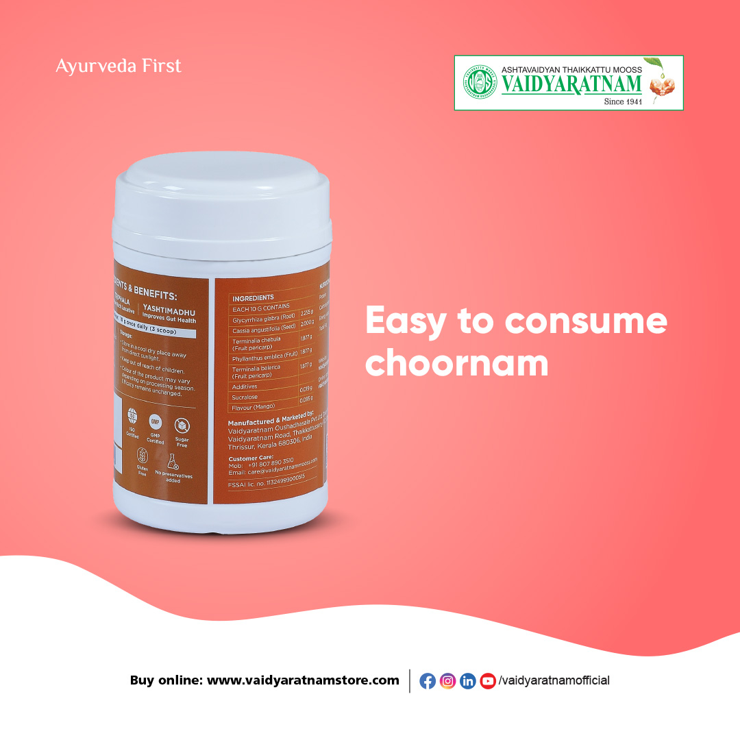 Vaidyaratnam Clearvos Ayurvedic constipation medicine