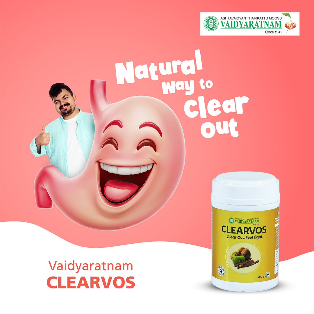 Illustration of a healthy digestive tract with a capsule of gentle laxative medicine positioned near the large intestine.