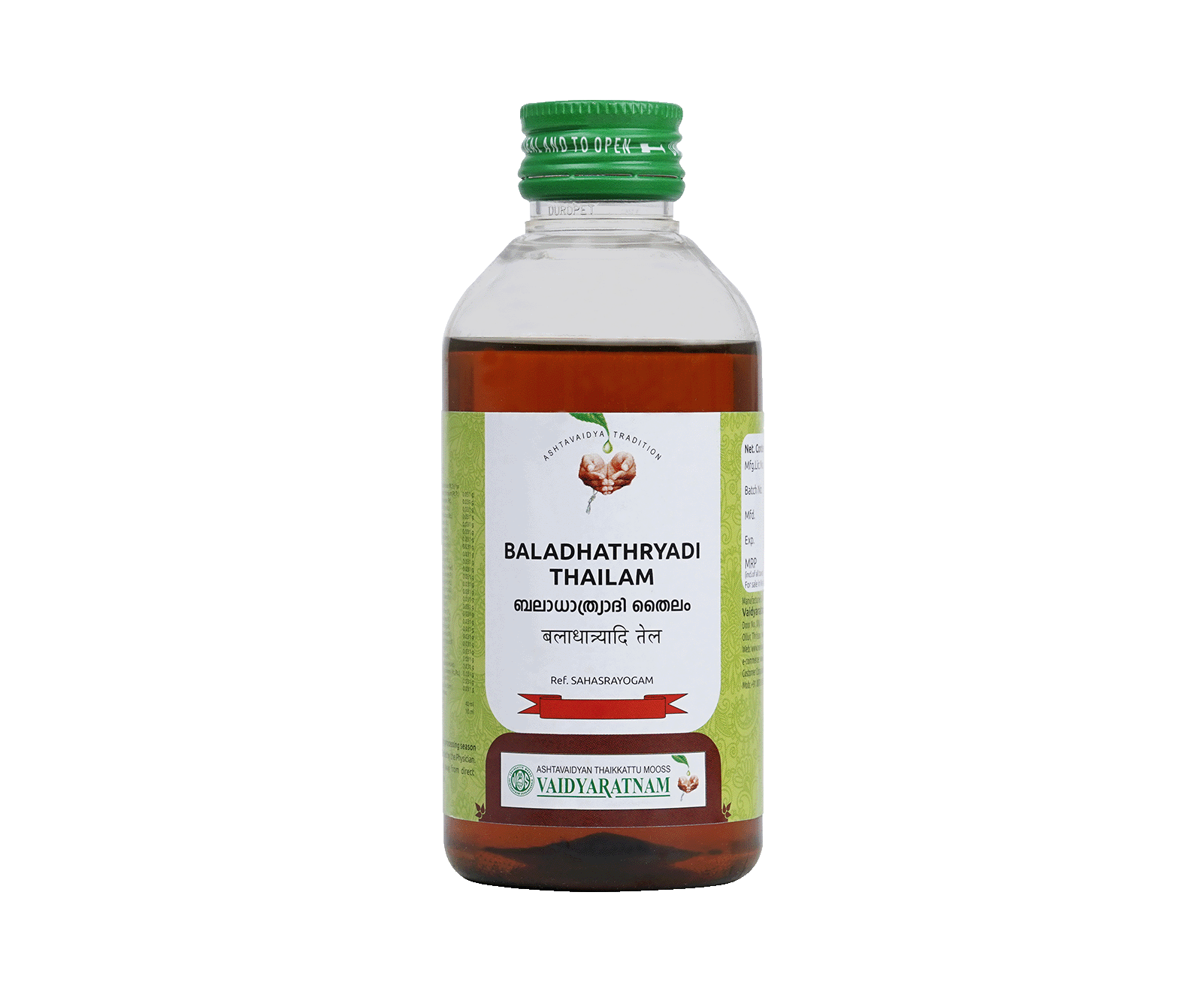 Image of BALADHATHRIADI OIL 200 ML