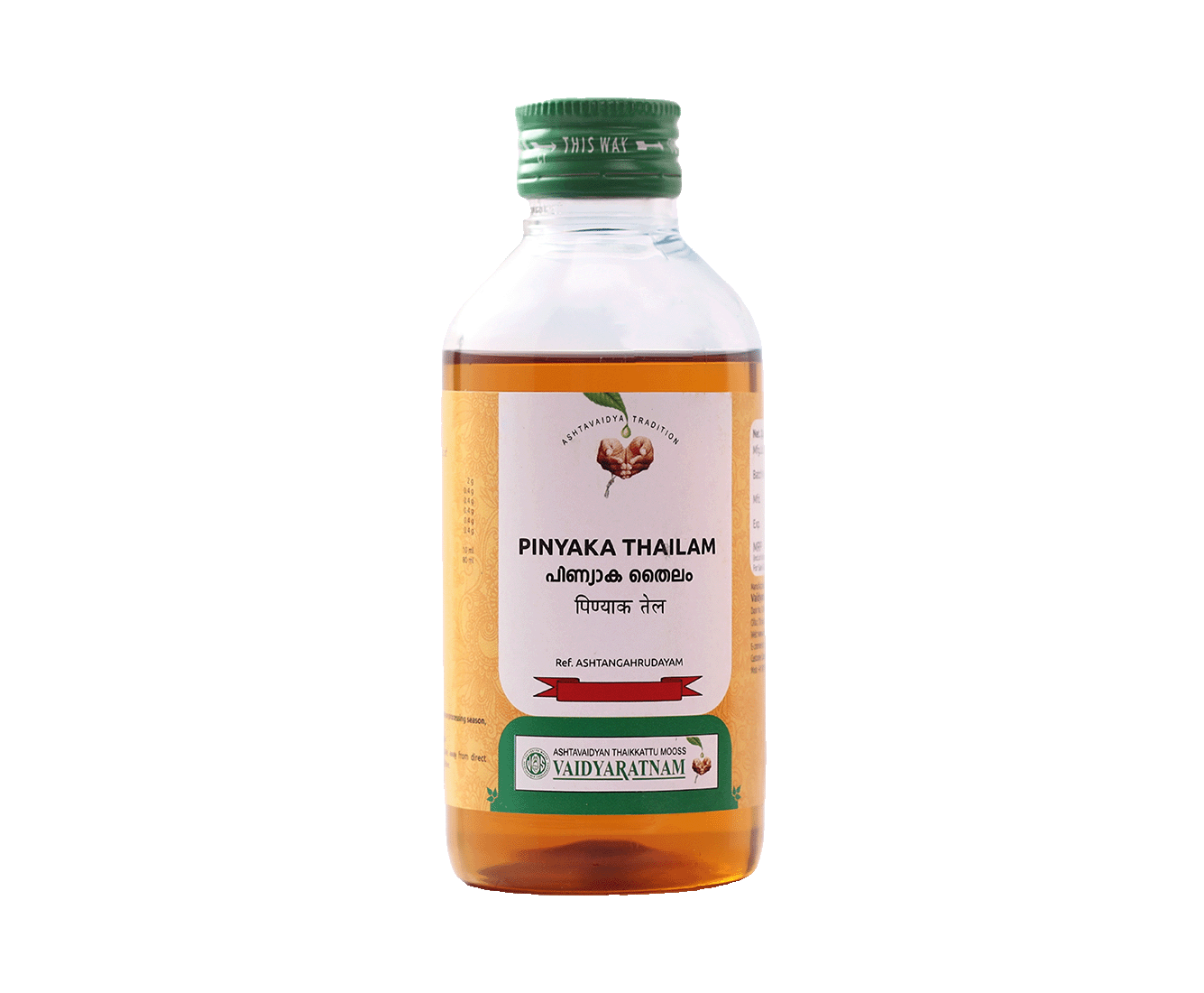 Vaidyaratnam PINNYAKA THAILAM Bottle of 200 ML