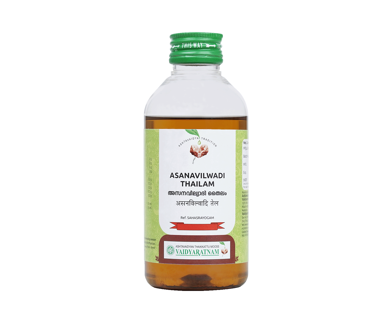 Image of ASANAVILWADI OIL 200 ML