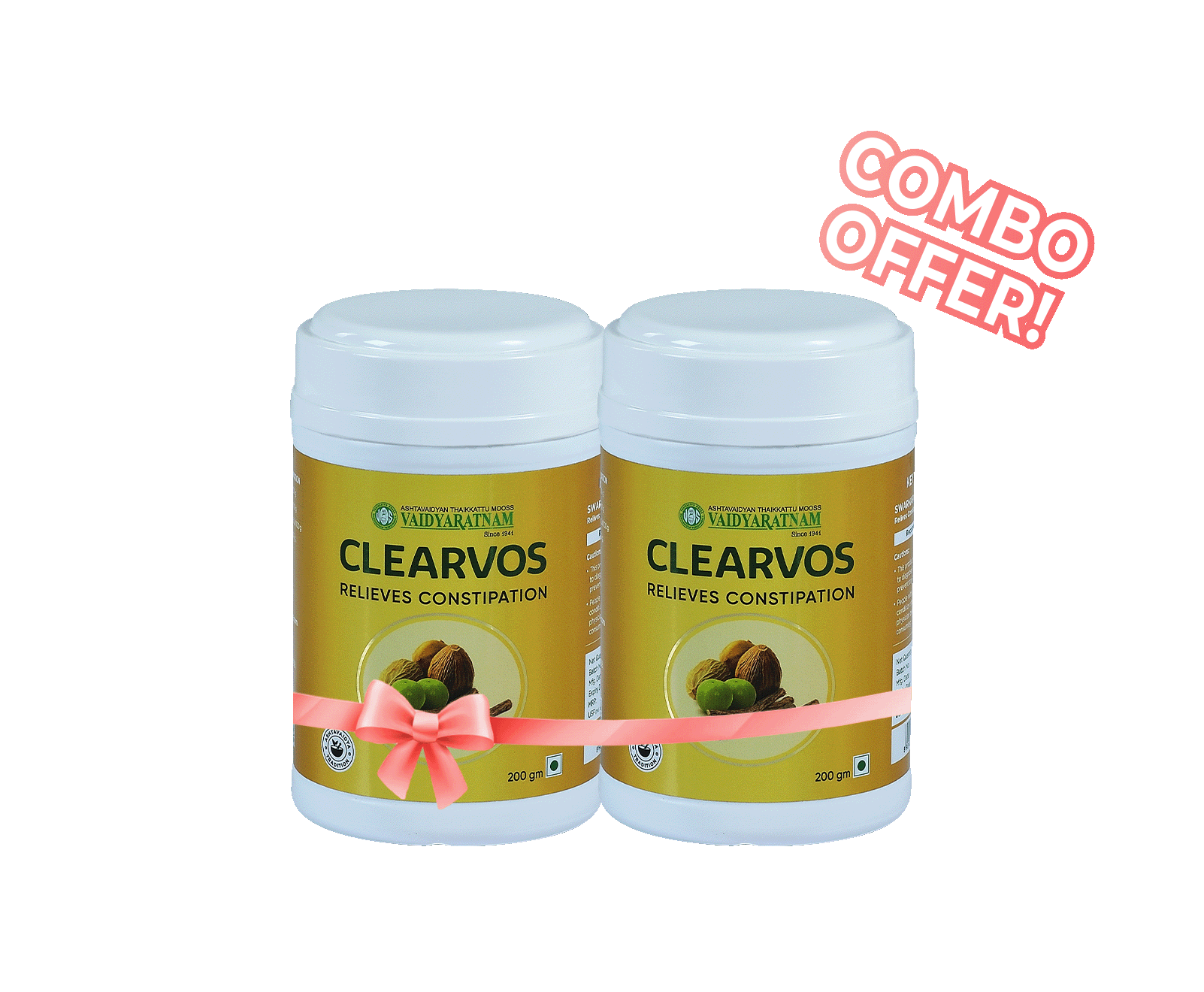 Vaidyaratnam Clearvos Ayurvedic constipation medicine