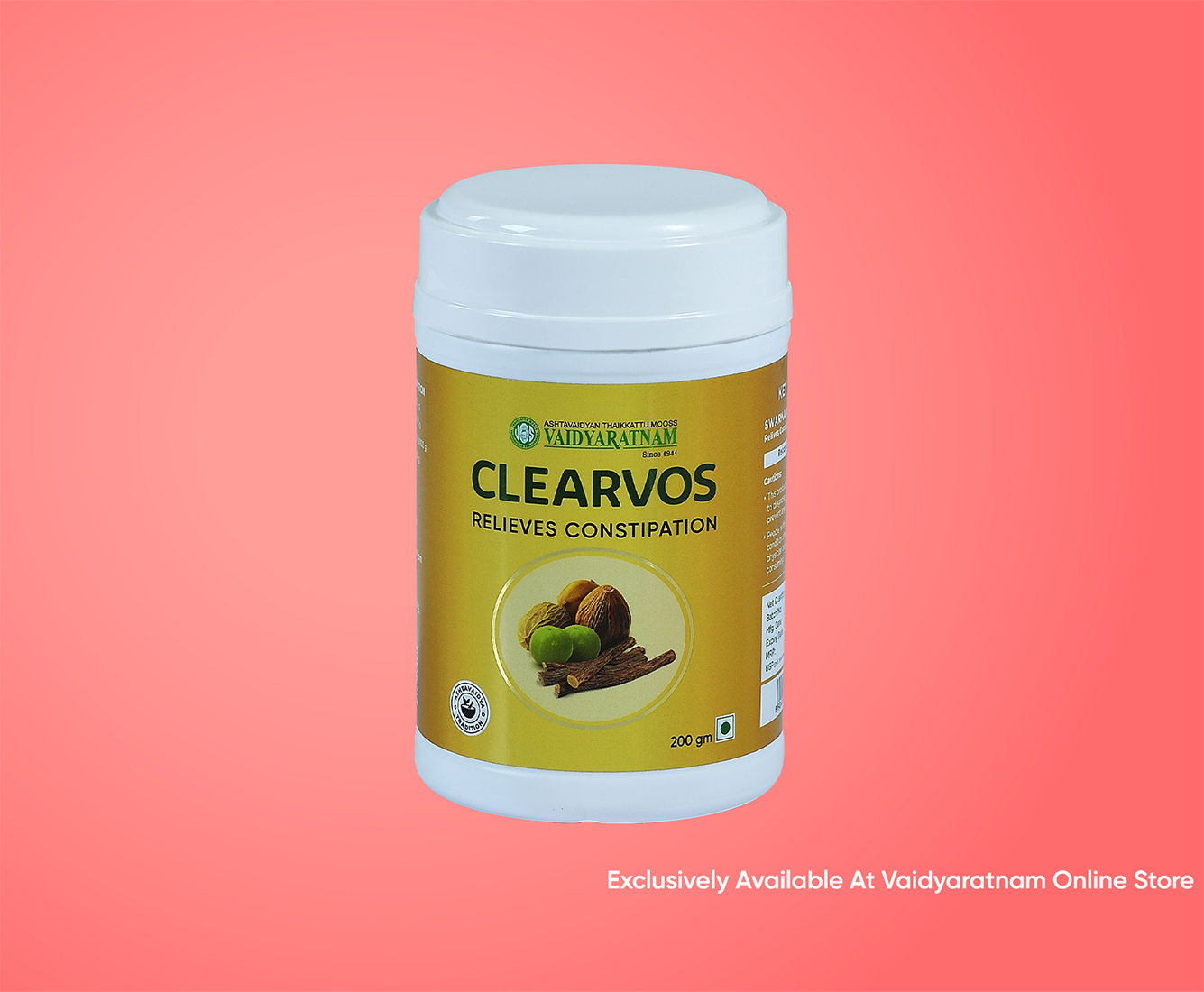 Clearvos natural laxative medicine for digestive relief