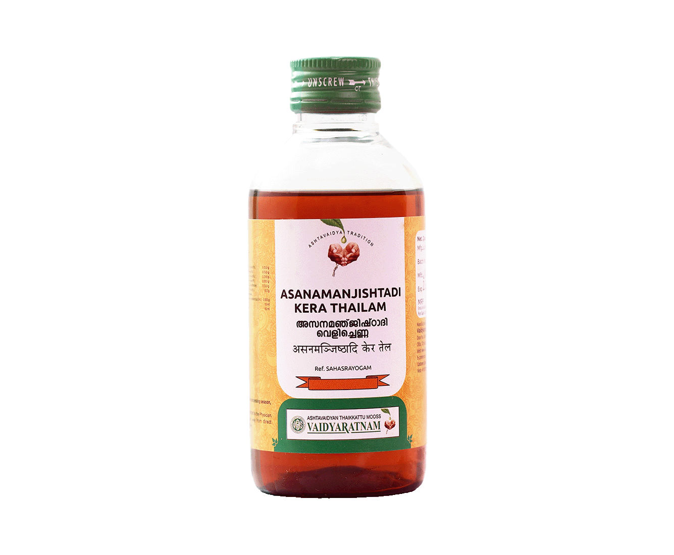 Image of ASANAMANJISHTADI KERA THAILAM 200 ML