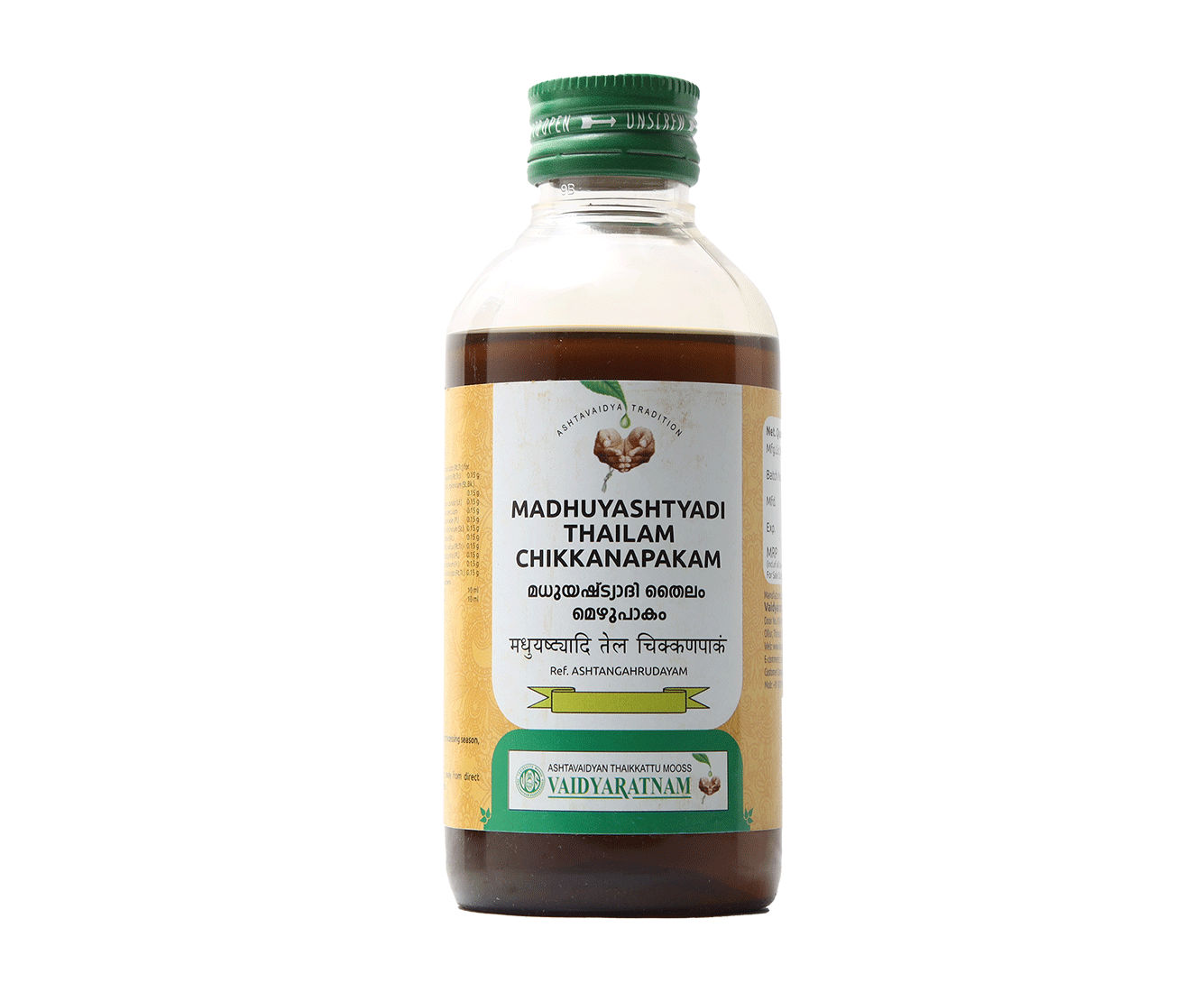 MADHUYASHTYADI THAILAM CHIKKANAPAKAM 200 ML