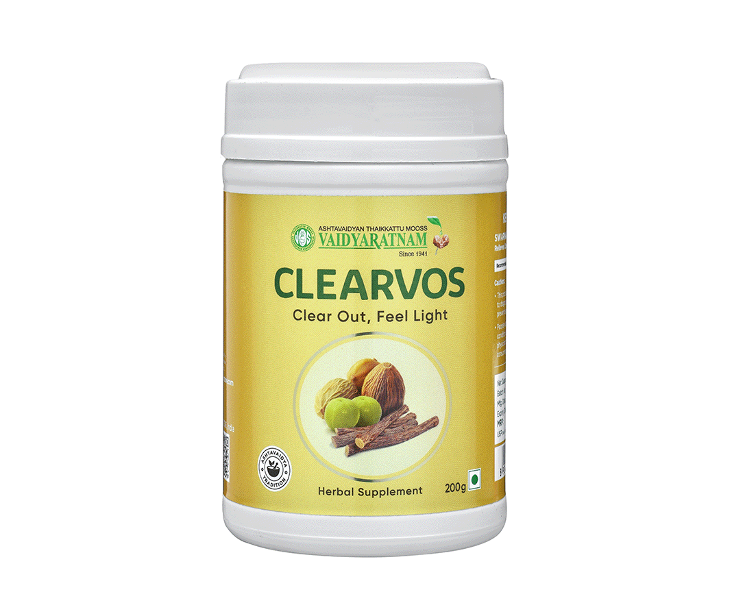 Vaidyaratnam Clearvos Natural Treatment for Constipation