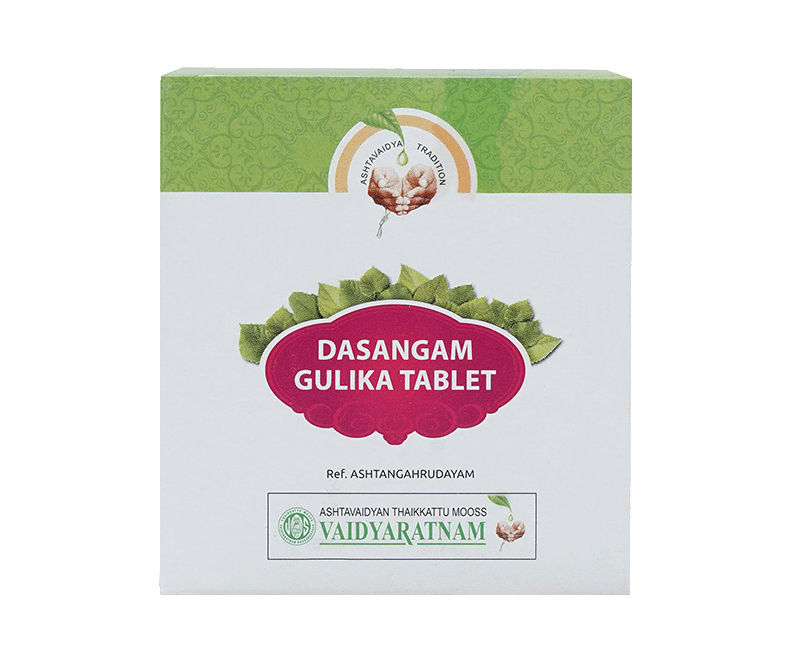 Vaidyaratnam DASANGAM GULIKA TABLET 100 Jar of 100 QTY