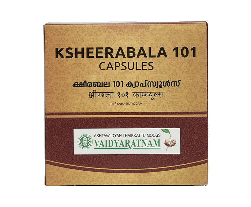 Vaidyaratnam 101 DHANWANTHARAM SOFT GEL CAPSULE Jar of 100 QTY