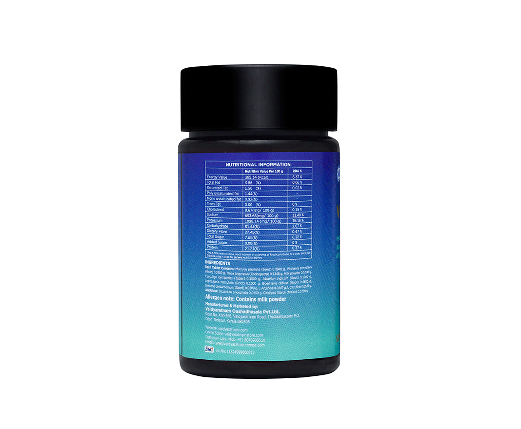 Power booster tablets for enhanced stamina and vitality