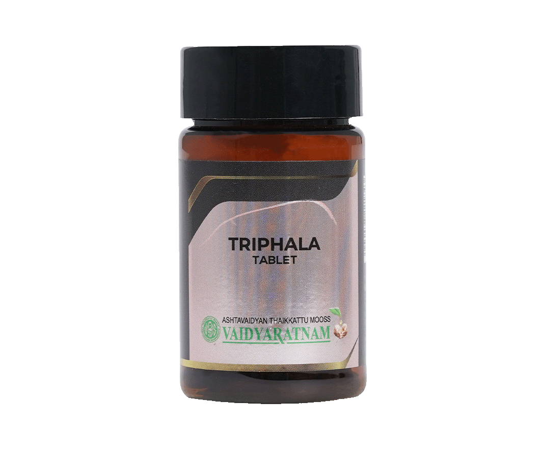 Vaidyaratnam TRIPHALA TABLET Jar of 100 QTY