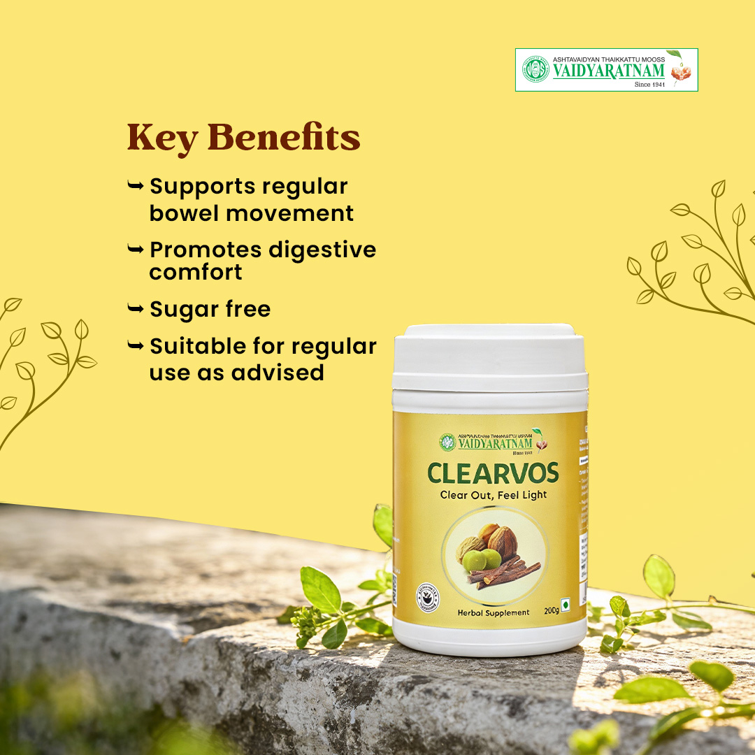 Vaidyaratnam Clearvos Ayurvedic Laxative Solution