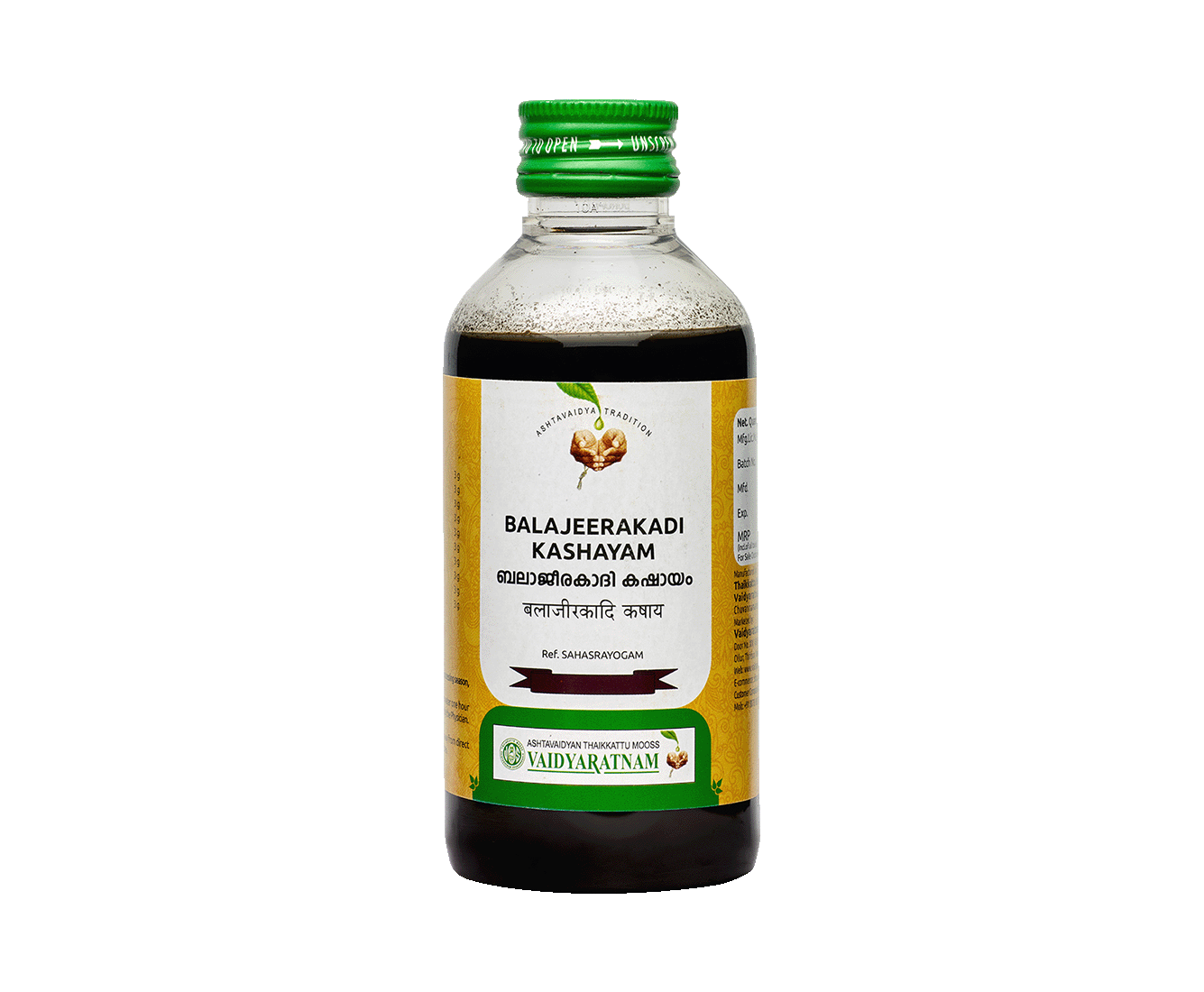 Image of BALAJEERAKADI KASHAYAM 200 ML