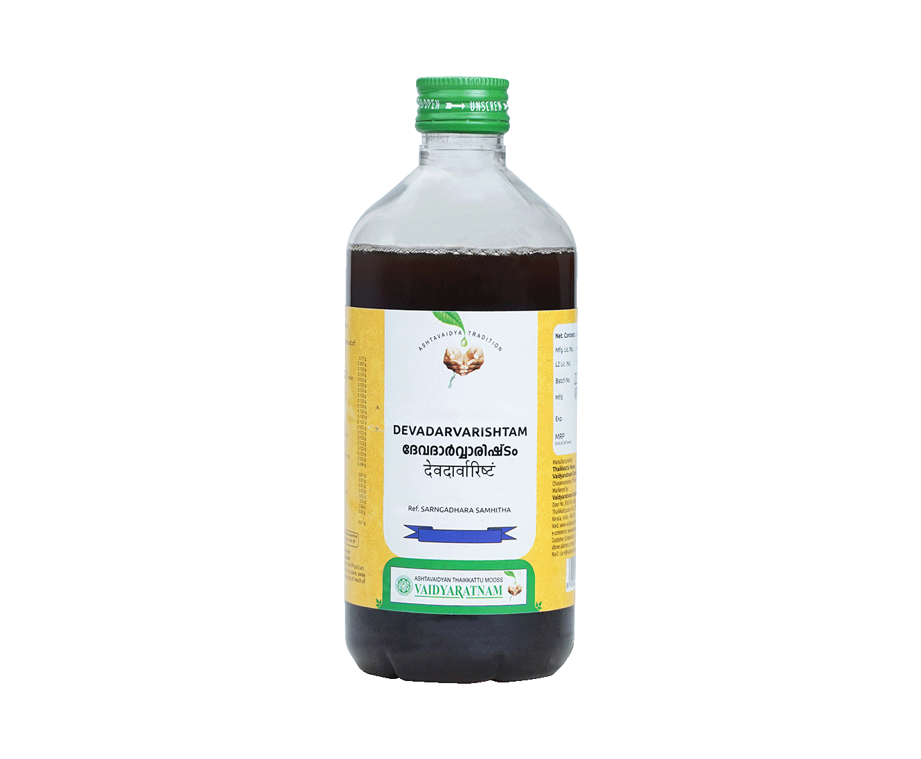 Image of DEVADARVARISHTAM 450 ML