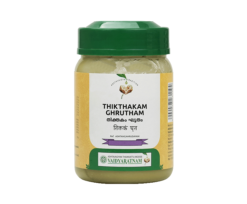 Vaidyaratnam THIKTHAKAM GHRUTHAM Jar of 150 GM