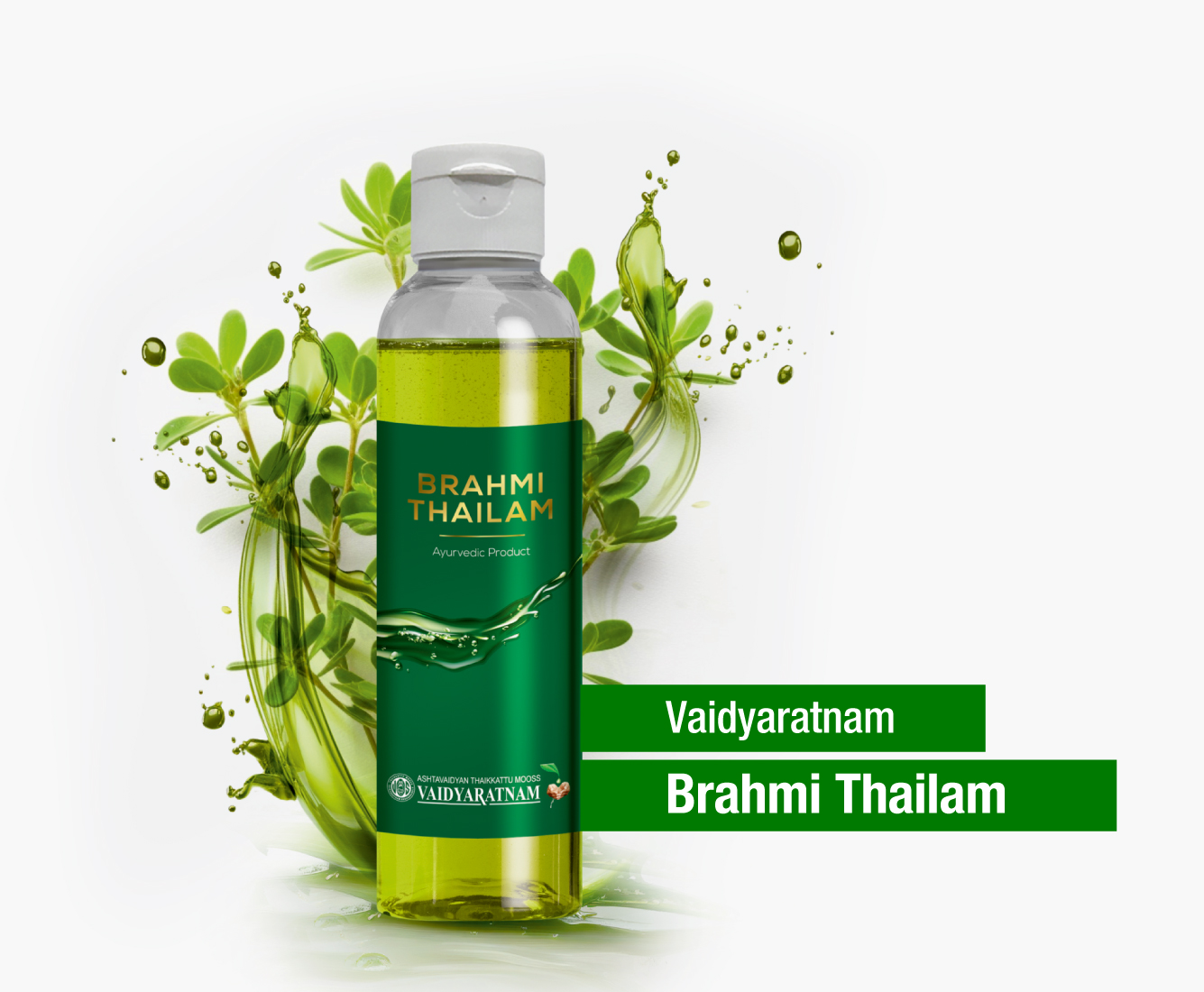 Vaidyaratnam BRAHMI THAILAM Tube of 20 GM