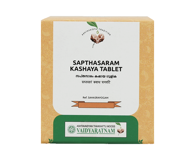 Image of SAPTHASARAM KASHAYA GULIKA TABLET 100 NOS