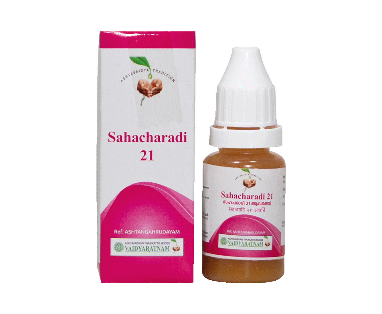 Vaidyaratnam SAHACHARADI 21 AAVARTHI Bottle of 10 ML