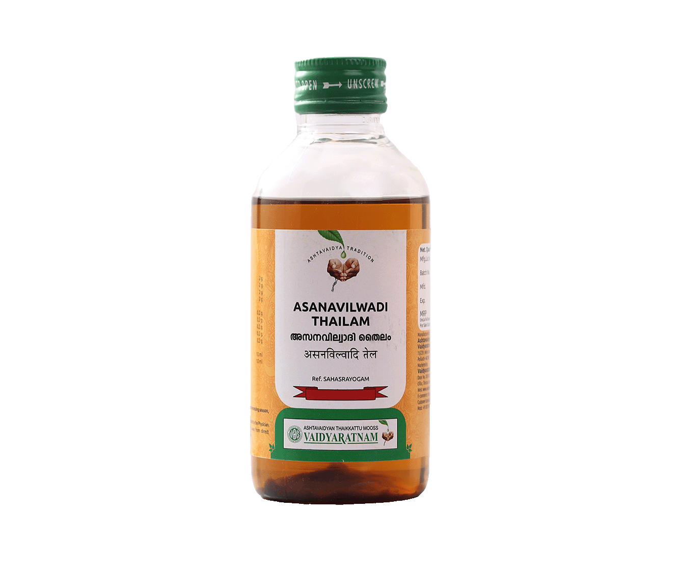 Image of ASANAVILWADI OIL 200 ML