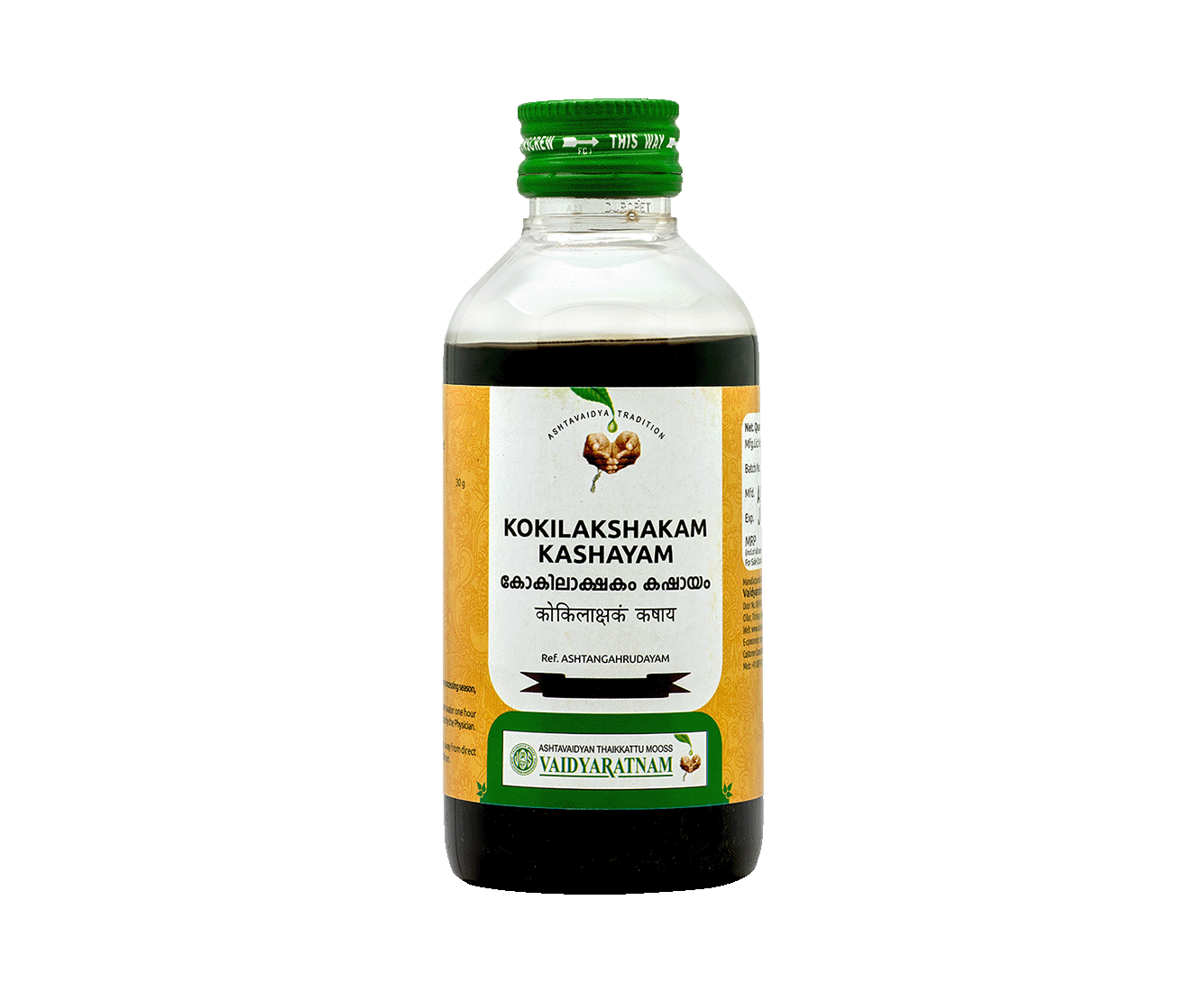 Vaidyaratnam KOKILAKSHAKAM KWATHAM Bottle of 200 ML