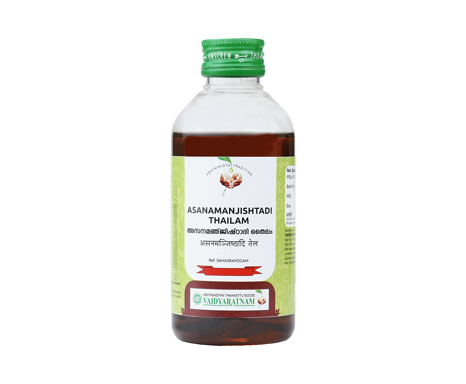 Image of ASANAMANJISHTADI OIL 200 ML