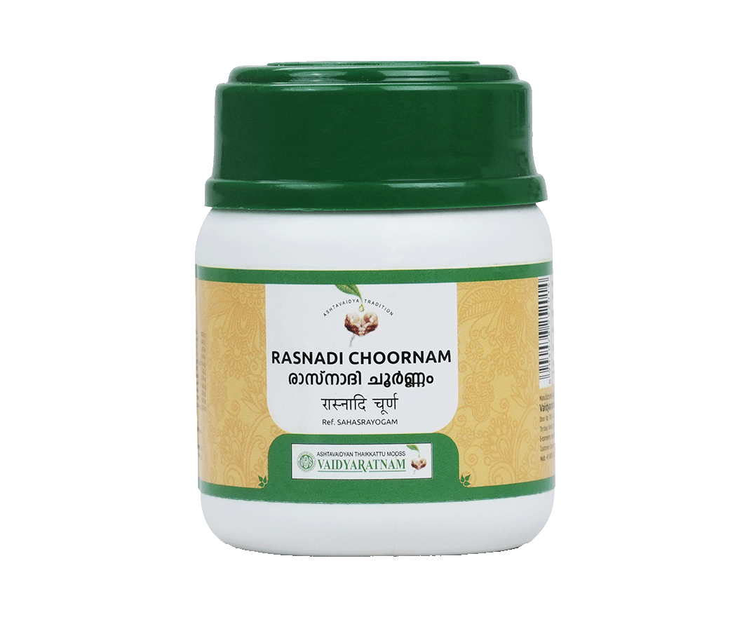 Vaidyaratnam RASNADI CHOORNAM Jar of 30 GM