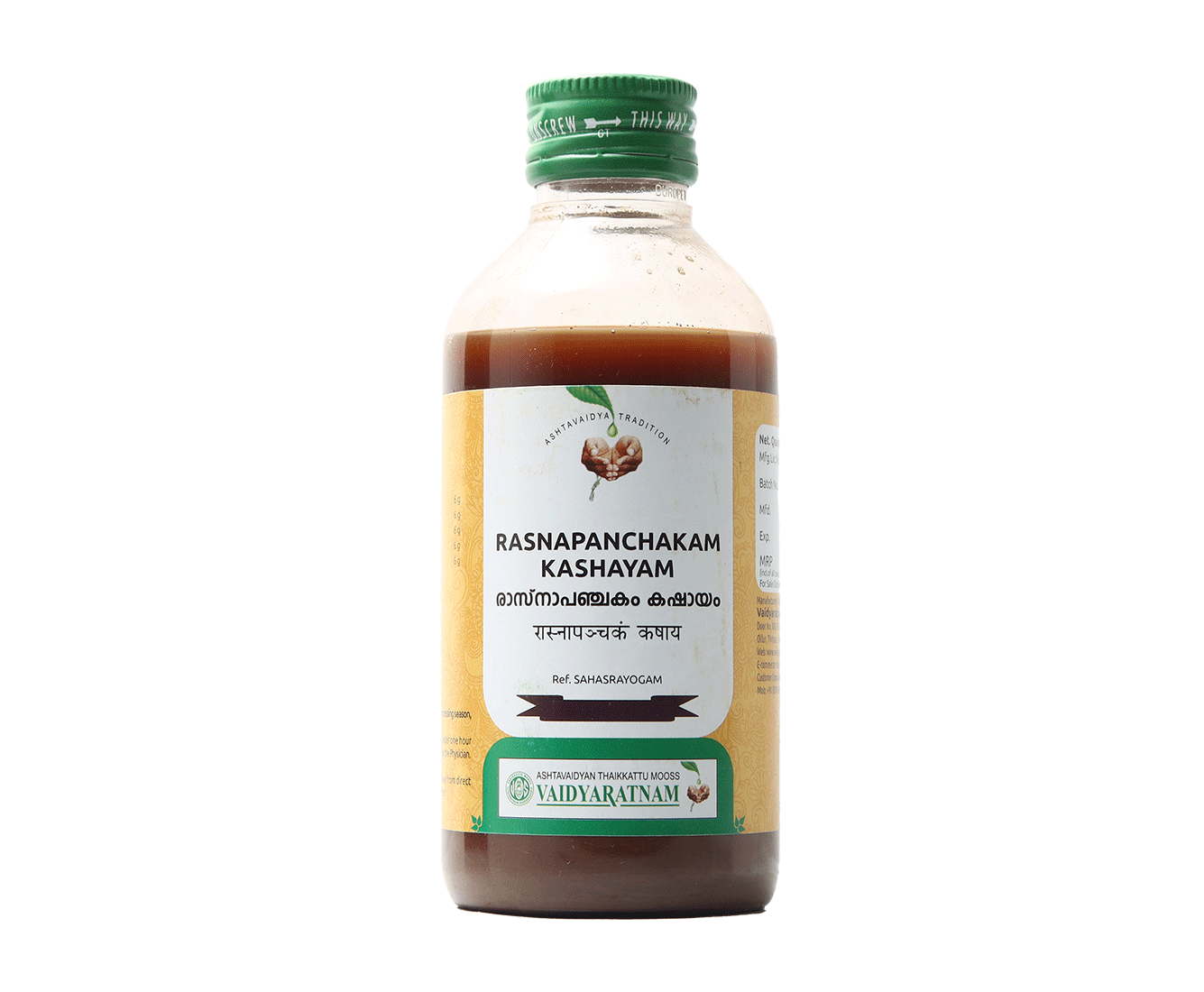 RASNAPANCHKAM KASHAYAM 200 ML