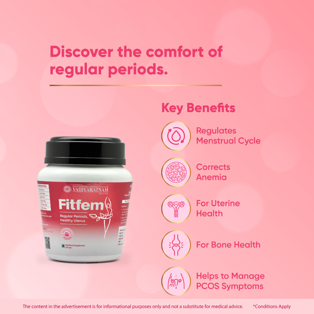 Vaidyaratnam Fitfem Granules for irregular periods