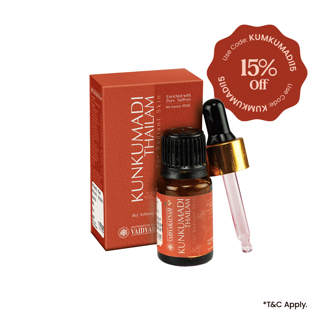 Ayurvedic skin fair oil for radiant complexion