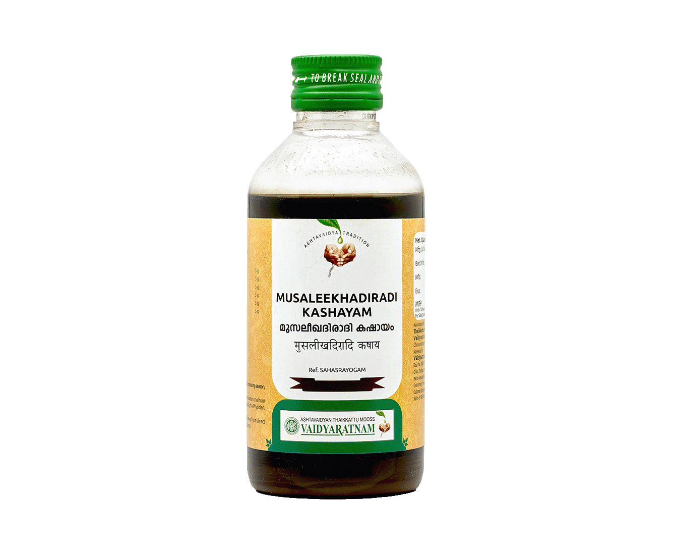 Image of MUSALEEKHADIRADI KASHAYAM 200 ML