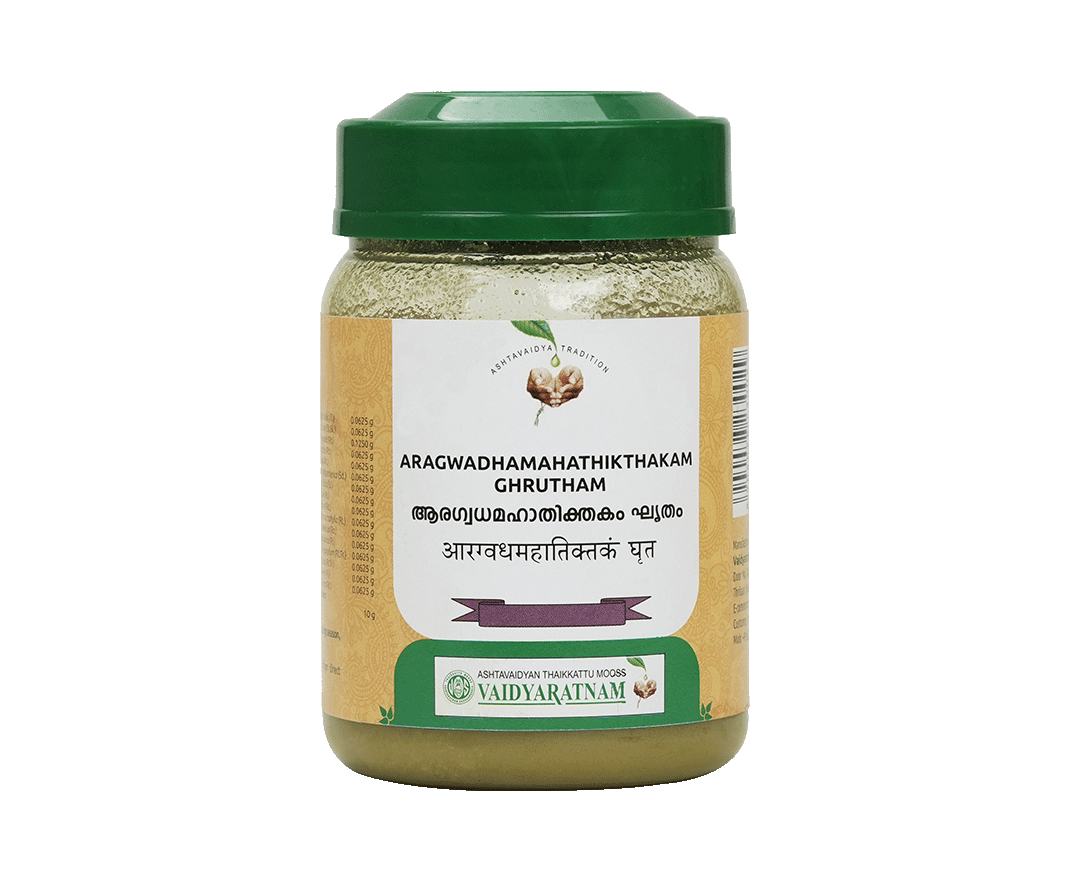 Vaidyaratnam ARAGWADAMAHATHIKTHAKAM GHRUTHAM Jar of 150 GM