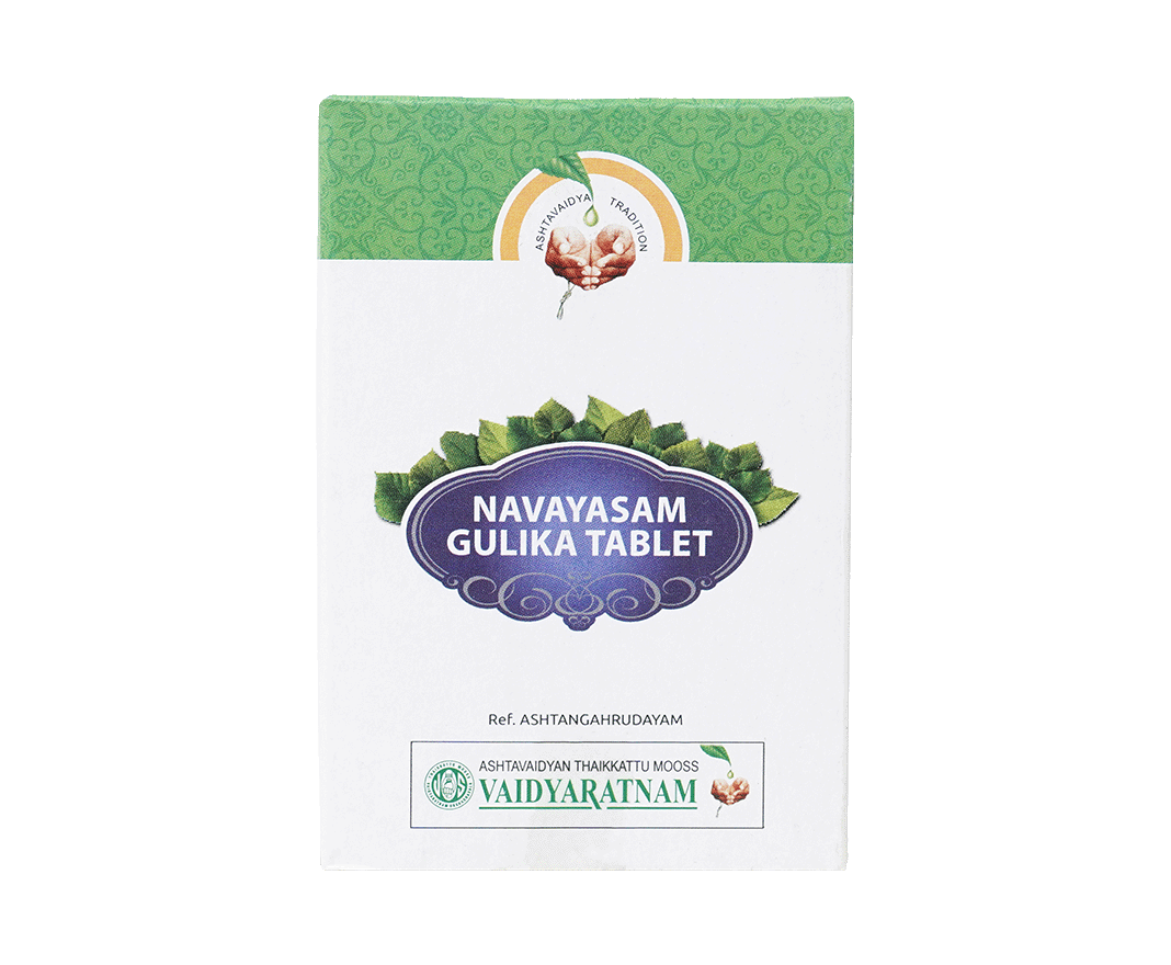 Vaidyaratnam NAVAYASAM GULIKA TABLET Bottle of 10 ML