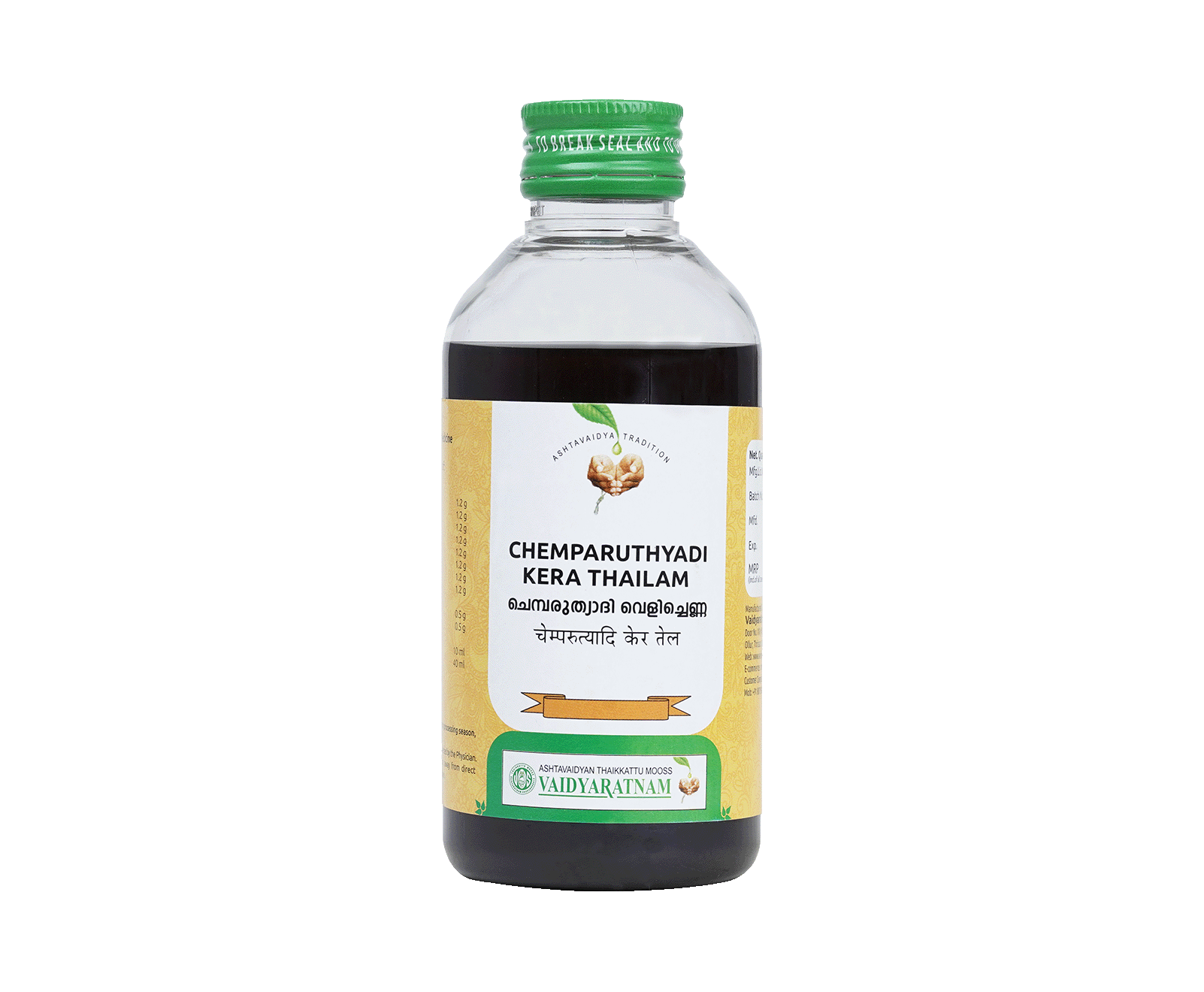 Image of CHEMPARUTHYADI CO.OIL 450 ML