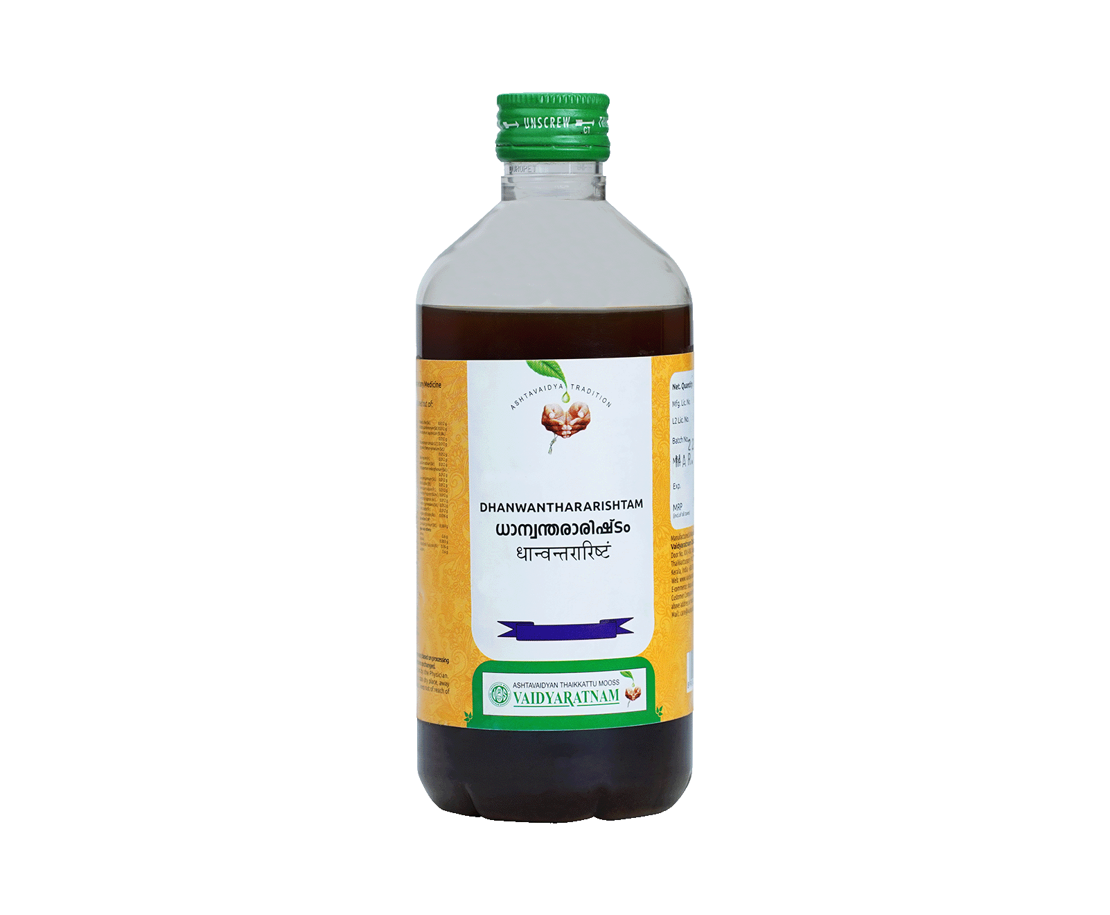 Image of DHANWANTHARARISHTAM 450 ML