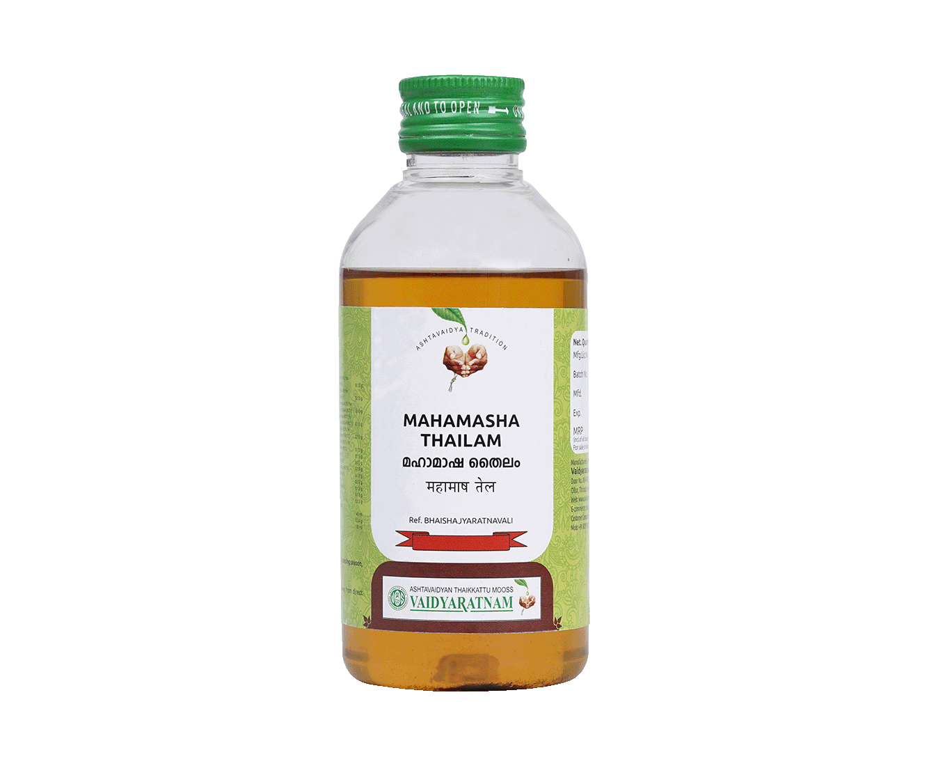 Image of MAHAMASHA THAILAM 200 ML