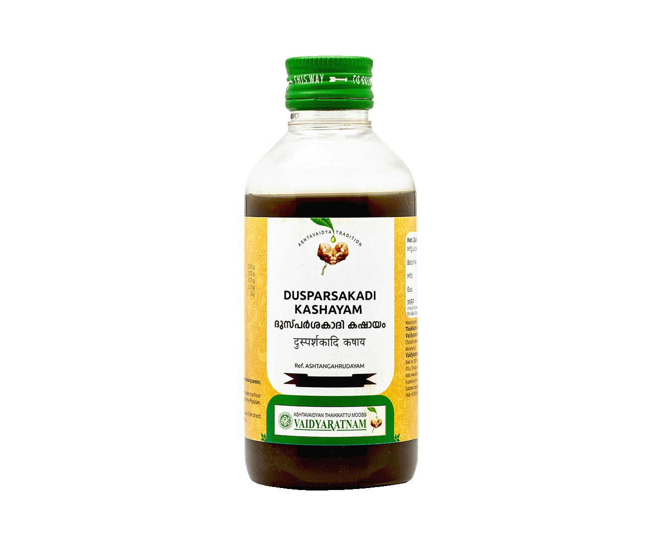 Vaidyaratnam DUSPARSAKADI KASHAYAM Bottle of 200 ML