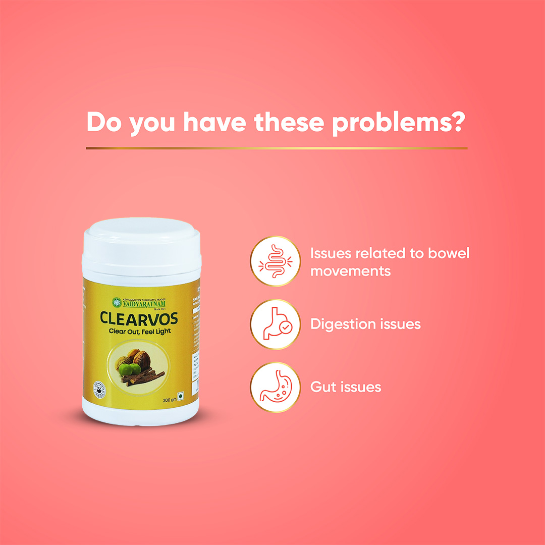 Bottle of natural herbal laxative medicine with a small cluster of dried herbs visible next to it.