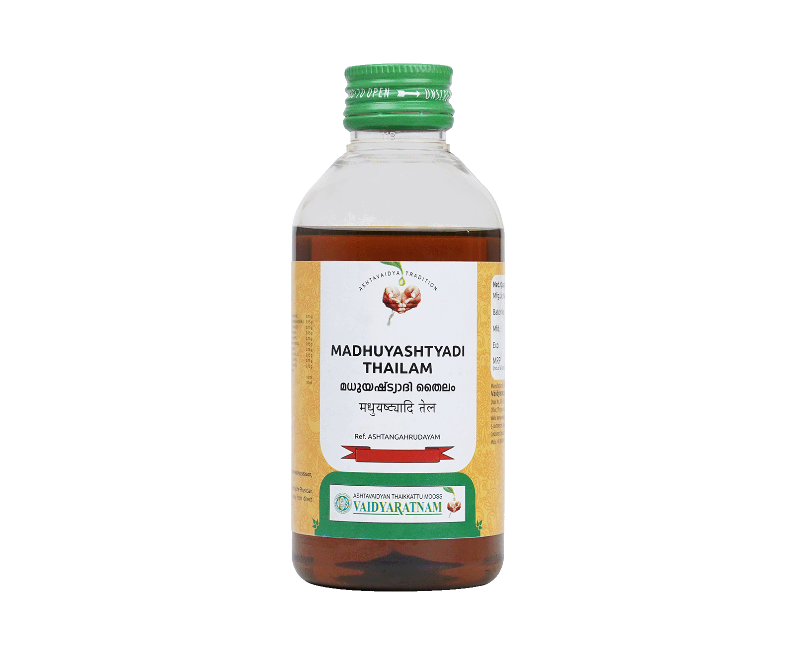 Image of MADHUYASHTYADI OIL 200 ML