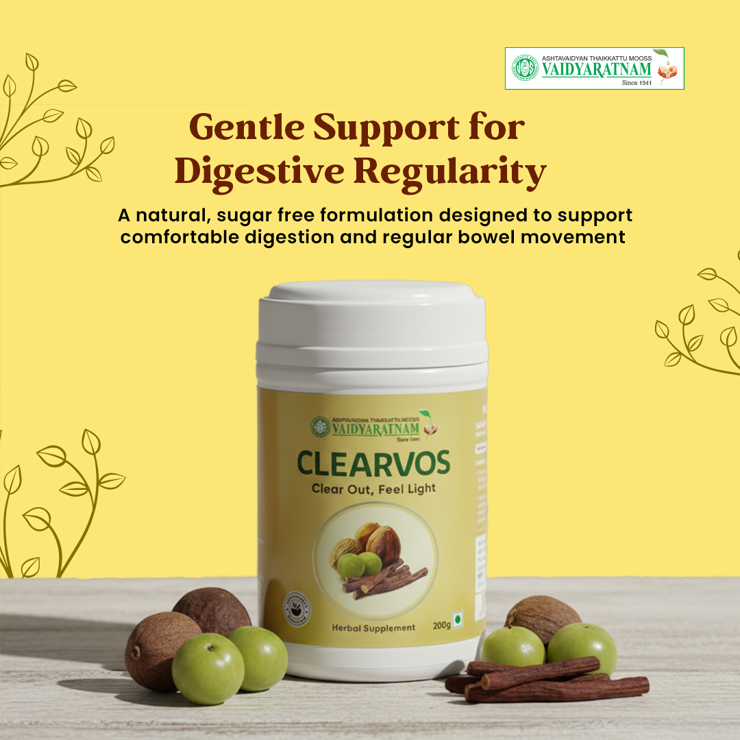 Vaidyaratnam Clearvos Ayurvedic constipation medicine