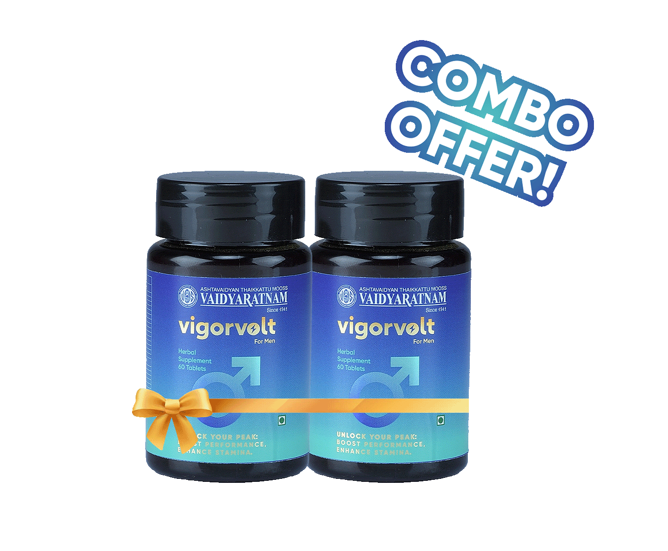 Boost energy naturally with Vaidyaratnam Vigorvolt tablets